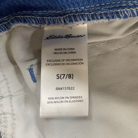 Eddie Bauer Pants Boys S Small Grey Convertible Jogger Cargo Pocket Taper Ankle - Picture 11 of 14